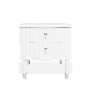 Montclair Nightstand Silver